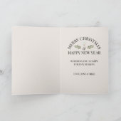 Cute nordic gnome kerst feestdagen kaart (Binnen)