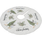 Cute nordic gnome kerst kerstboom rok (Gekanteld)