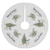 Cute nordic gnome kerst kerstboom rok (Voorkant)