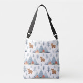 Cute Nordic Holiday Beer Pattern Crossbody Tas (Voorkant)