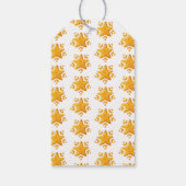 Cute Nordic Kerstgnome Cadeaulabel (Achterkant)