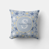 Cute North Star Personalized Monogram Kussen (Voorkant)