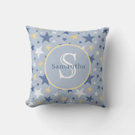 Cute North Star Personalized Monogram Kussen