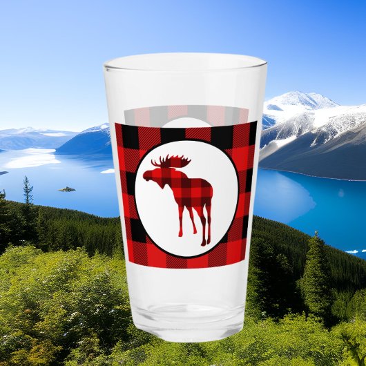 Cute Northern gose buffalo plaid Glas
