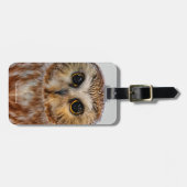 Cute Northern Saw Whet Owl Bagagelabel (Voorkant horizontaal)