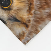 Cute Northern Saw Whet Owl Fleece Deken (Hoek)