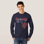 Cute Norway Sporty Style T-shirt (Voorkant volledig)