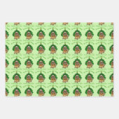 Cute Norwich Terrier Kerstmis Inpakpapier Vel (Voorkant 3)