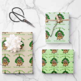 Cute Norwich Terrier Kerstmis Inpakpapier Vel