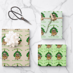 Cute Norwich Terrier Kerstmis Inpakpapier Vel