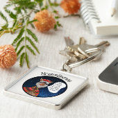 Cute Nostradamus Llama Funny Motivatie Quote Sleutelhanger (Zijkant)