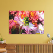 Cute Nosy Caterstyle N Mums Wrapped Canvas Afdruk (Insitu (Woonkamer))
