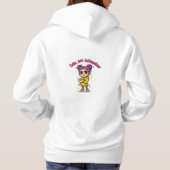 Cute, Not Defenseless Women's Hoodie (Achterkant)