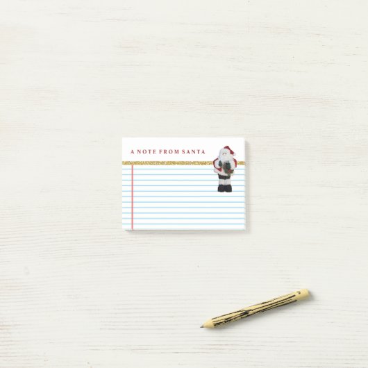 Cute Note of Santa Claus  Retro (Op bureau)