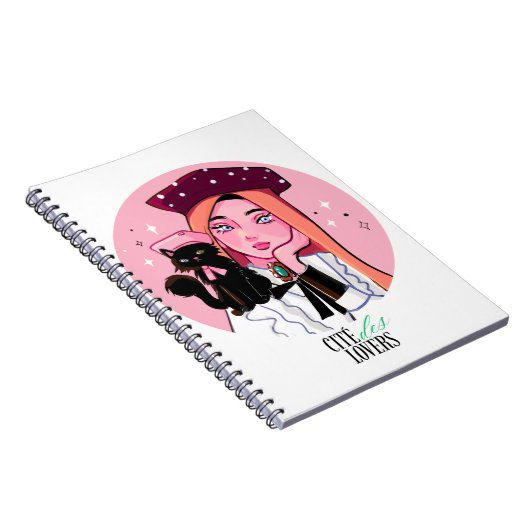 cute  notitieboek (Rechterzijde)