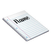 Cute Notitieboek Paper Background Design Canvas ta (Rechterzijde)