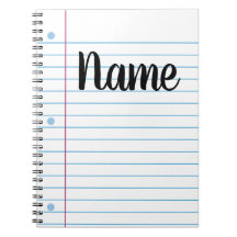 Cute Notitieboek Paper Background Design Canvas ta