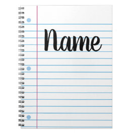 Cute Notitieboek Paper Background Design Canvas ta