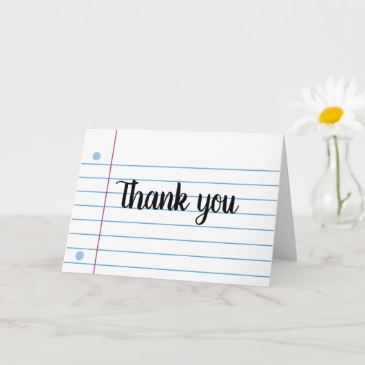 Cute Notitieboek Paper Background Design Canvas ta Kaart (Kleine Plant)