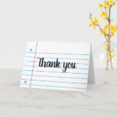 Cute Notitieboek Paper Background Design Canvas ta Kaart (Gele Bloem)