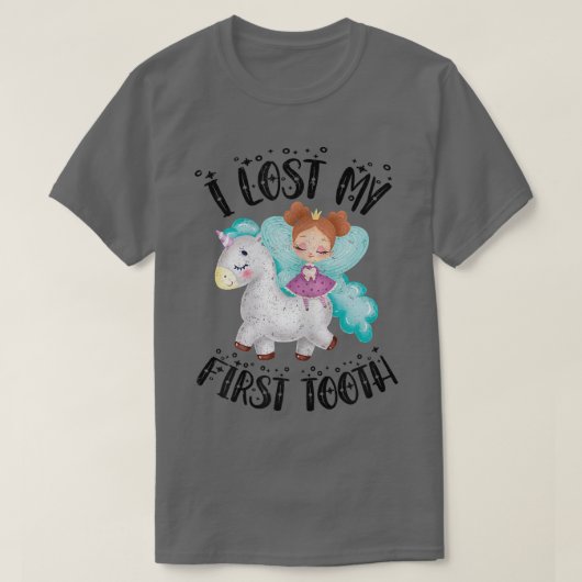 Cute Novelty I Lost My First Baby Tooth Out Fairy  T-shirt (Design voorkant)