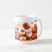 Cute Nubi Herfst Mok Bewerkbaar (Voorkant rechts)