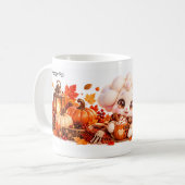 Cute Nubi Herfst Mok Bewerkbaar (Voorkant links)
