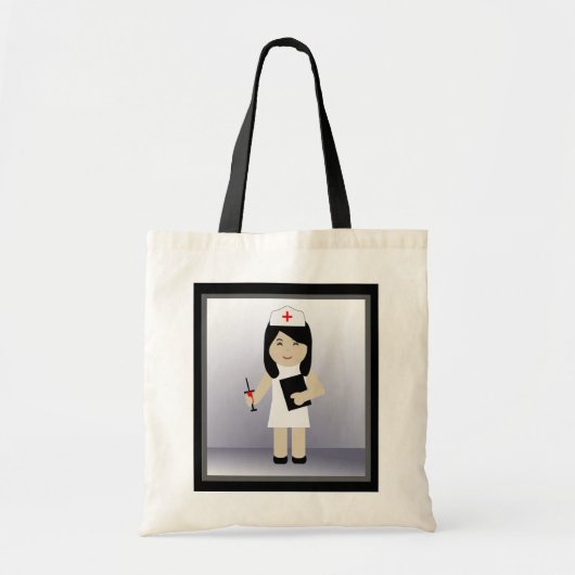 Cute Nurse 2 Budget Canvas tas (Voorkant)