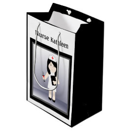 Cute Nurse 3 Med Gift Bag Medium Cadeauzakje