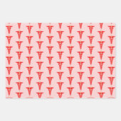 Cute Nurse betegeld patroonpartij Inpakpapier Vel (Voorkant 3)