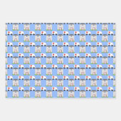 Cute Nurse betegeld patroonpartij Inpakpapier Vel (Voorkant 3)