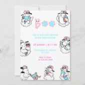 Cute Nurse Boo Halloween Costume Party Kaart (Voorkant)