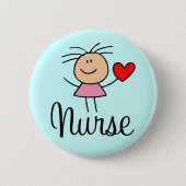 Cute Nurse Button (Voorkant)