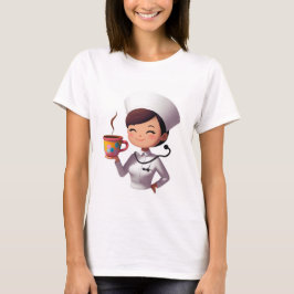 Cute Nurse Coffee Lover Tee T-shirt