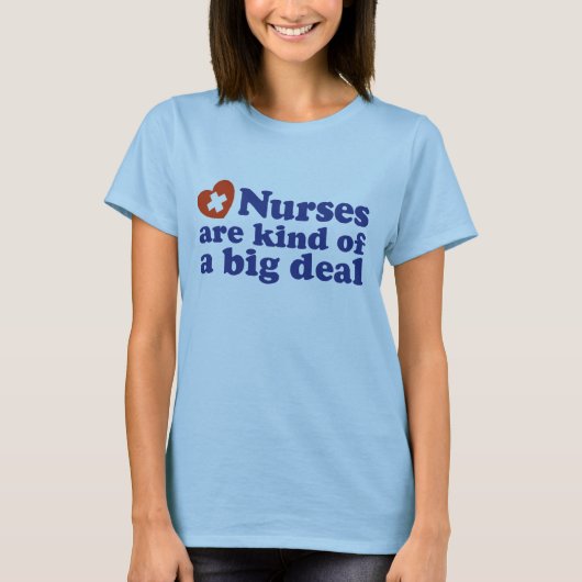 Cute Nurse Design T-shirt (Voorkant)