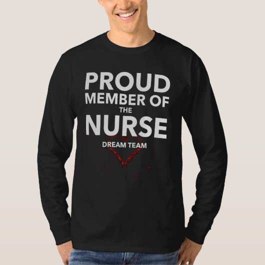 Cute Nurse Dream Team T-shirt (Voorkant)