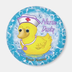 Cute Nurse Ducky Magneet