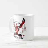 Cute Nurse Funny kerstcadeau-Mok voor koffie Koffiemok (Voorkant links)