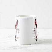 Cute Nurse Funny kerstcadeau-Mok voor koffie Koffiemok (Center)