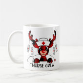 Cute Nurse Funny kerstcadeau-Mok voor koffie Koffiemok (Links)