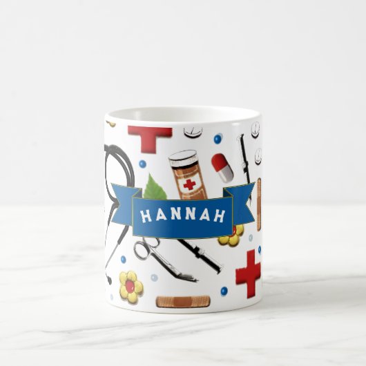 Cute Nurse Koffiemok (Center)
