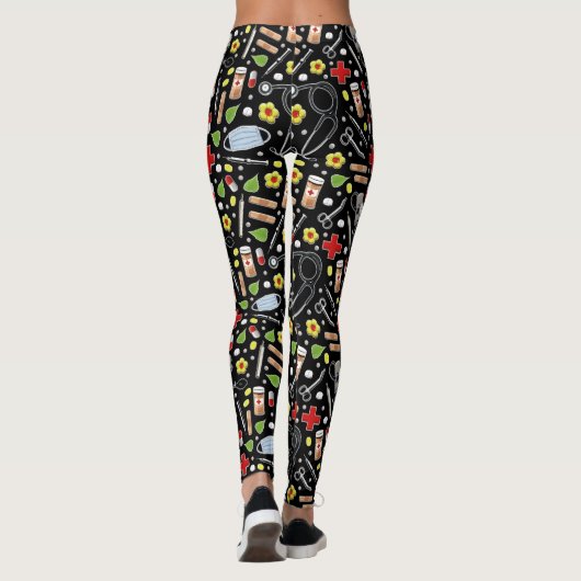 Cute Nurse Leggings (Achterkant)