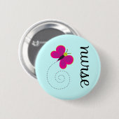 Cute Nurse Magnet Ronde Button 5,7 Cm (Voorkant /achterkant)