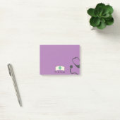 Cute Nurse Medical Stethoscope Personalized Sticky Post-it® Notes (Kantoor)