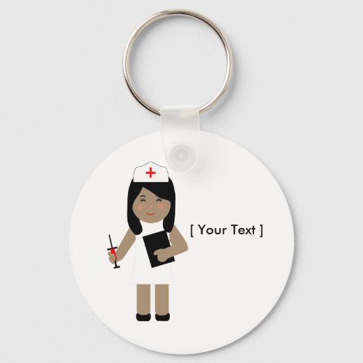 Cute Nurse One Sleutelhanger (Voorkant)