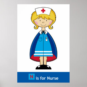 Cute Nurse Poster
