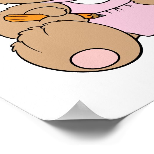 Cute Nurse RN Beer Poster (Hoek)