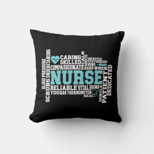 Cute Nurse RN LVN Nursing School Medical Kussen