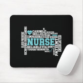 Cute Nurse RN LVN Nursing School Medical Muismat (Met muis)
