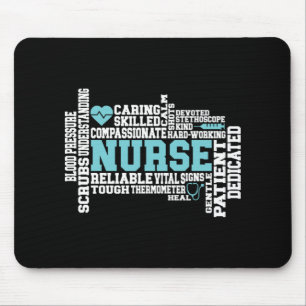 Cute Nurse RN LVN Nursing School Medical Muismat